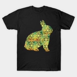 Zentangle Spring Colours Rabbit T-Shirt